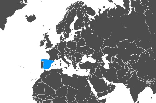 Mapa OCS Hiszpania