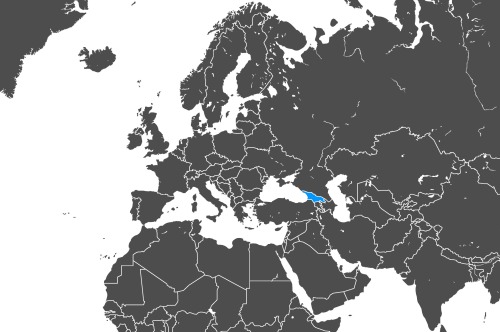 Mapa OCS Gruzja