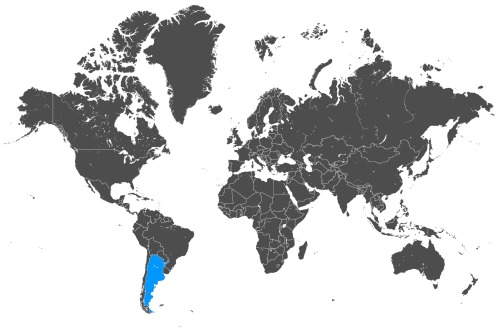Mapa OCS Argentyna