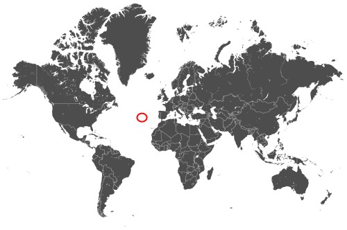 Mapa OCS Azory