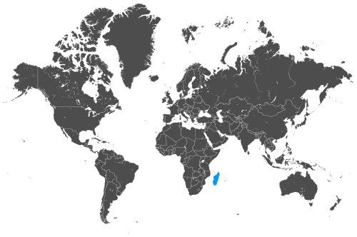 Mapa OCS Madagaskar