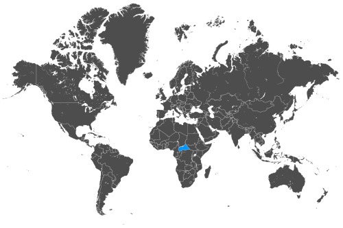 Mapa OCS Republika Środkowoafrykańska
