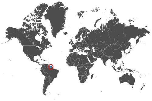 Mapa OCS Surinam
