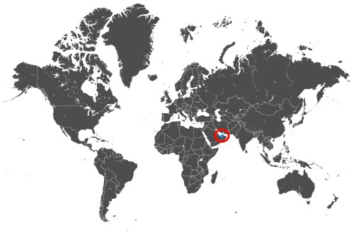 Mapa OCS Zjednoczone Emiraty Arabskie