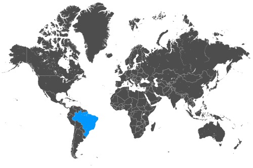 Mapa OCS Brazylia