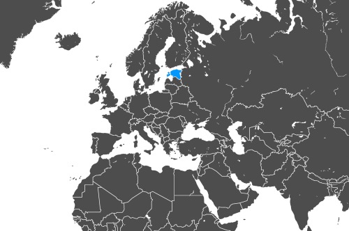 Mapa OCS Estonia