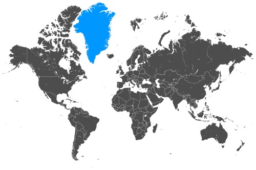 Mapa OCS Grenlandia