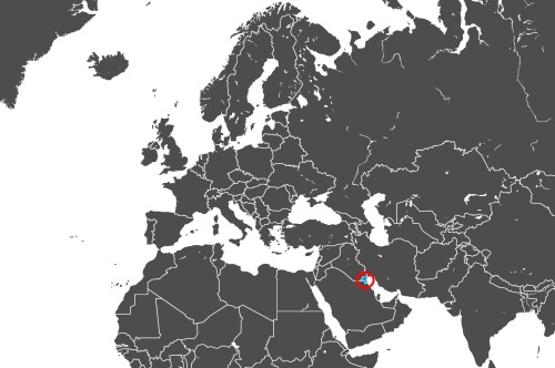Mapa OCS Kuwejt