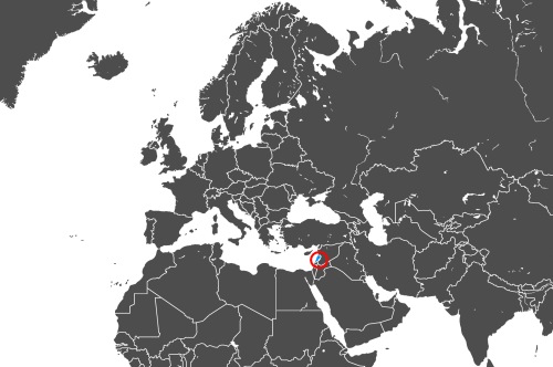 Mapa OCS Liban