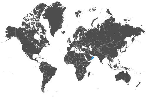 Mapa OCS Oman