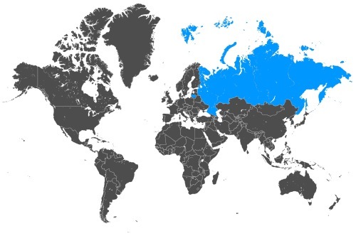 Mapa OCS Rosja