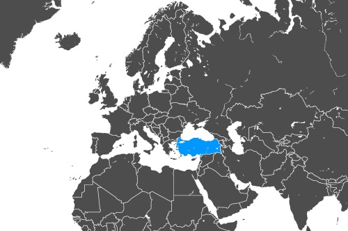 Mapa OCS Turcja