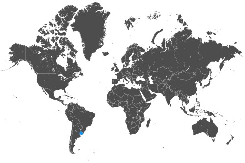 Mapa OCS Urugwaj