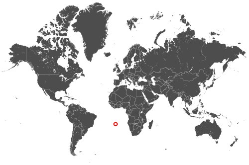 Mapa OCS Wyspa Świętej Heleny